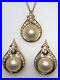 Vintage-Mabe-Pearl-14k-Yellow-Gold-Diamond-Earrings-Pendant-Set-01-ru
