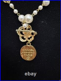 Vintage Modern Twist Pearl Gold Tone Jewelry Set