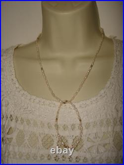 Vintage Set Freshwater Pearl 14K Gold Clasp Beaded 6 L Bracelet 18 L Necklace