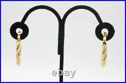 Vintage TRIFARI Faux Pearl Gold Tone Parure Necklace Bracelet Earrings Set A41