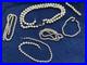 Vtg-Set-Of-6-Strands-Saltwater-Pearl-Gold-Clasp-Repair-Lot-118g-01-qgcn