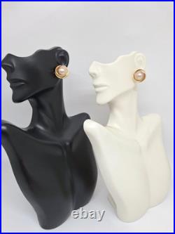 White MABE Pearl 12mm 14K Yellow Gold Pendant/Earring 14K Yellow Gold SET White MABE Pearl 12mm 14K Yellow Gold Pendant/Earring 14K Yellow Gold SET