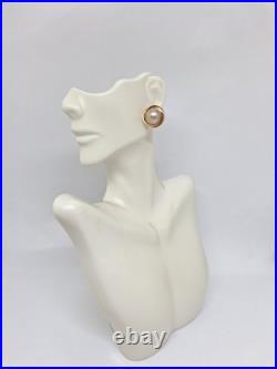 White MABE Pearl 12mm 14K Yellow Gold Pendant/Earring 14K Yellow Gold SET White MABE Pearl 12mm 14K Yellow Gold Pendant/Earring 14K Yellow Gold SET
