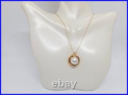 White MABE Pearl 12mm 14K Yellow Gold Pendant/Earring 14K Yellow Gold SET White MABE Pearl 12mm 14K Yellow Gold Pendant/Earring 14K Yellow Gold SET