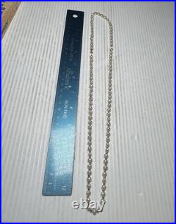 White Pearl And 14k Gold Necklace And Bracelet Set-Earrings In Small Trinket Box