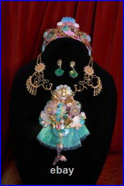 Zibellini Birth Of Venus Pearl Octopus Baroque Necklace SET